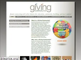 givingcommunities.org