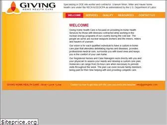 givinghhc.com