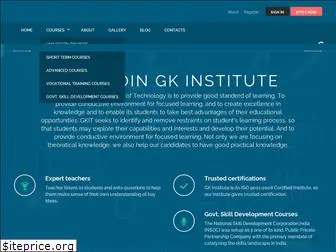 gkinstitute.in