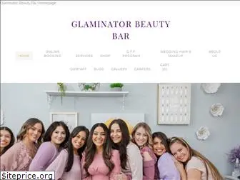 glaminatorbeautybar.com