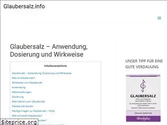 glaubersalz.info