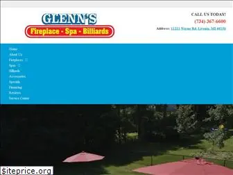 glennsfireplaceandspa.com