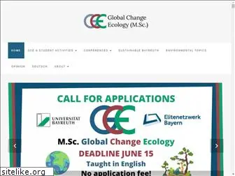 globalchangeecology.com