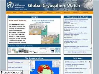 globalcryospherewatch.org