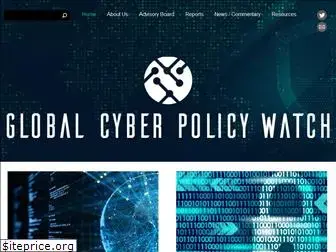 globalcyberpolicywatch.com