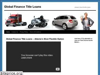 globalfinancetitleloans.com