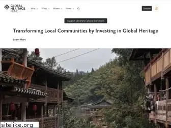 globalheritagefund.org