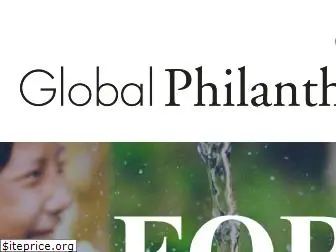 globalphilanthropy.com