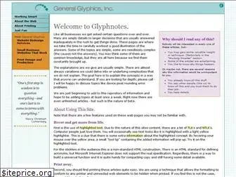 glyphnotes.com