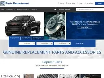 gmpartsdepartment.com