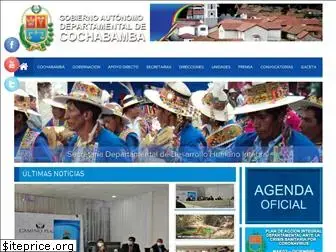 gobernaciondecochabamba.bo