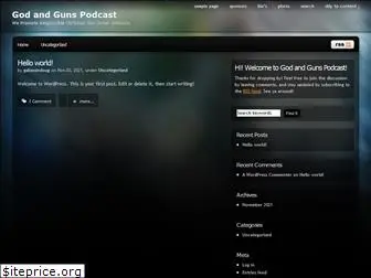 godandgunspodcast.com