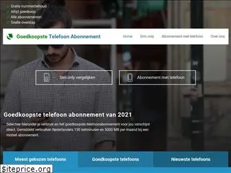 goedkoopste-telefoonabonnement.nl