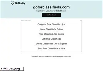 goforclassifieds.com