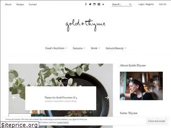 goldandthyme.com