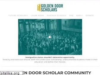 goldendoorscholars.org
