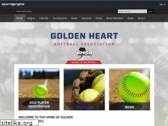 goldenheartsoftball.org