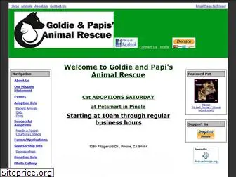 goldieandpapisanimalrescue.com