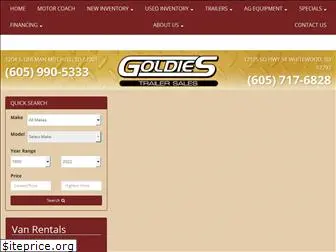 goldiestrailersales.com