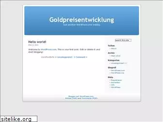 goldpreisentwicklung.wordpress.com