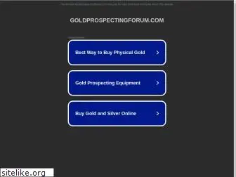 goldprospectingforum.com