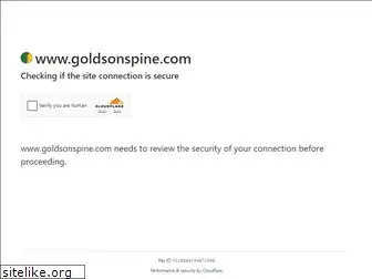 goldsonspine.com