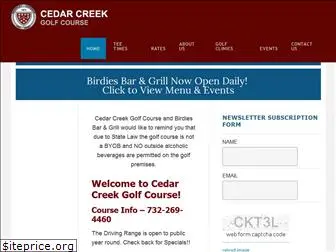 golfcedarcreek.com