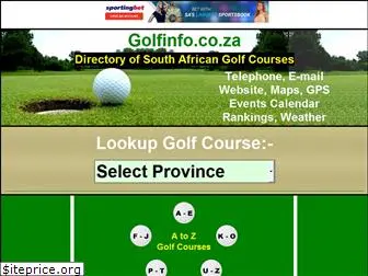 golfinfo.co.za