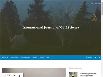 golfsciencejournal.org