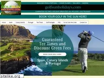 golfsunholidays.com