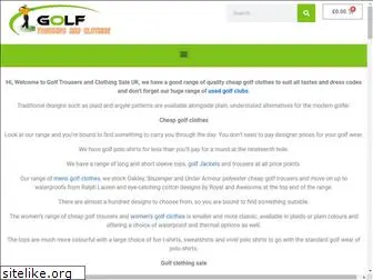 golftrousersandclothingsale.com