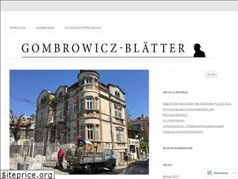 gombrowicz-blaetter.eu