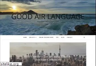 goodairlanguage.com