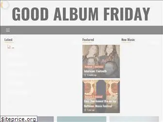 goodalbumfriday.com