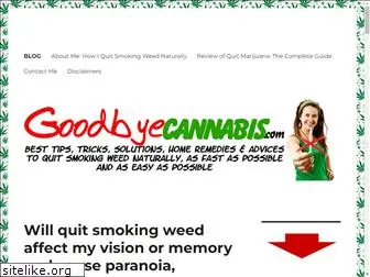 goodbyecannabis.com