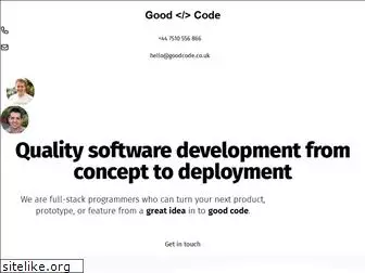 goodcode.co.uk