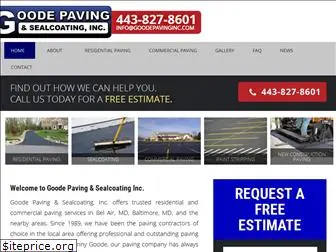 goodepavinginc.com