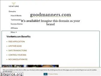 goodmanners.com