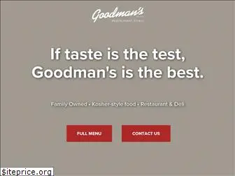 goodmansdeli.net