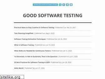 goodsoftwaretesting.com