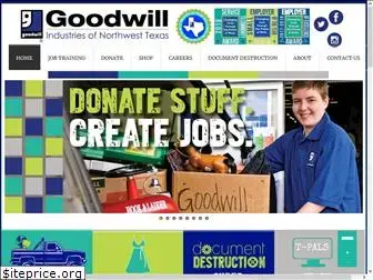 goodwillnwtexas.org