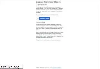 www.google-calendar-hours.com