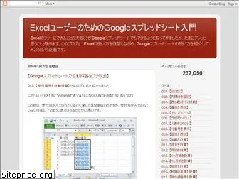 google-spreadsheet.blogspot.com