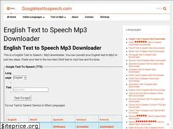 googletexttospeech.com