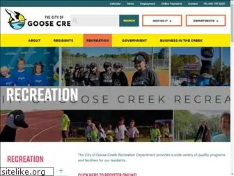 goosecreekrecreation.com