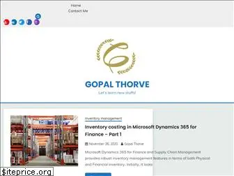 gopalthorve.com