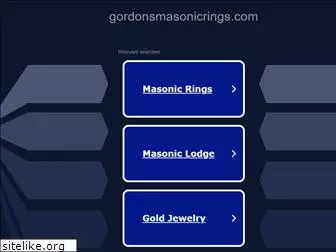 gordonsmasonicrings.com