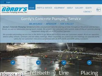 gordysconcretepumping.com