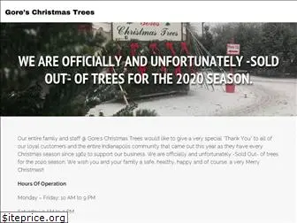 goreschristmastrees.com