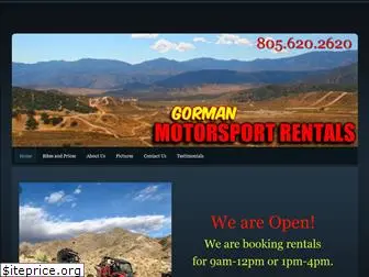 gormanmotorsportrentals.com